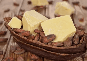 image montrant du beure de cacao montrant le passage du beurre du cacao au chocolat