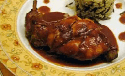 Image de lapin au chocolat faisant partie d'une des recettes salées