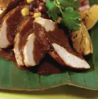 Image montrant du poulet chocolat qui est une des recettes salées